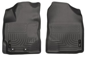 Toyota Yaris Floor Mats - Front - Husky Liners - WeatherBeater - Black - `12-`18